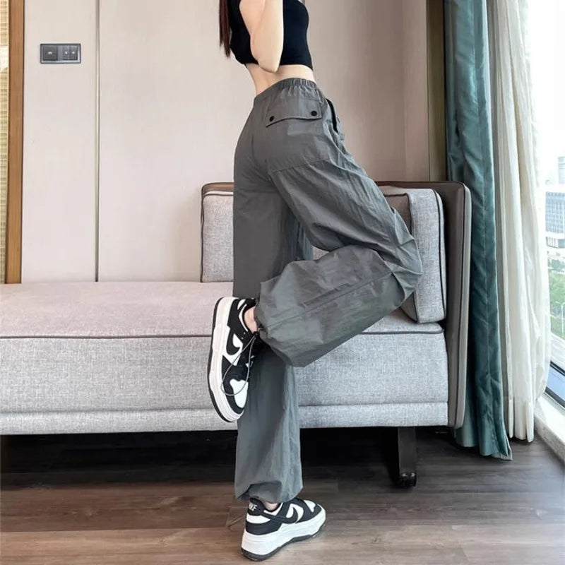 Women's Pants High Waist Casual Quality Trends 2025 New In Slacks Autumn Chic And Elegant Elastic Classic Female Solid Trousers