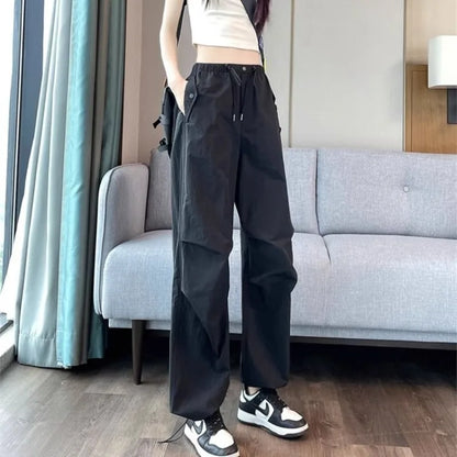 Women's Pants High Waist Casual Quality Trends 2025 New In Slacks Autumn Chic And Elegant Elastic Classic Female Solid Trousers