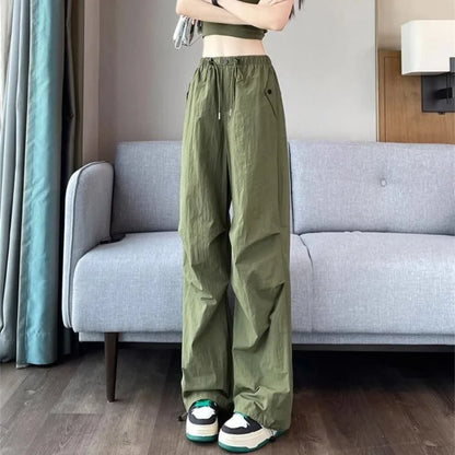 Women's Pants High Waist Casual Quality Trends 2025 New In Slacks Autumn Chic And Elegant Elastic Classic Female Solid Trousers
