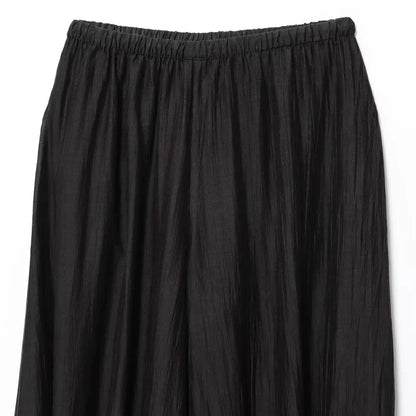 Woman's Pants Black Bloomber Trousers Wide Leg Pants For Women 2026 New Streetwear Elastic Waist Casual Solid Pants Bow Lace Up