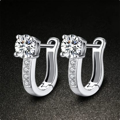 Luxury S925 Sterling Silver Exquisite Zirconia Earrings for Women, Fashionable and Elegant Wedding Gift Accessories