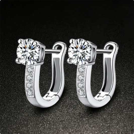 Luxury S925 Sterling Silver Exquisite Zirconia Earrings for Women, Fashionable and Elegant Wedding Gift Accessories