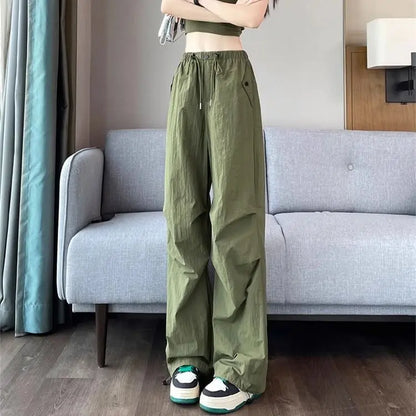 Women's Pants High Waist Casual Quality Trends 2025 New In Slacks Autumn Chic And Elegant Elastic Classic Female Solid Trousers