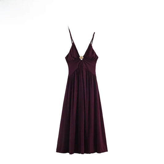 Fashionable Midi Dress ZR Summer... → "Versatile Summer Midi Dress