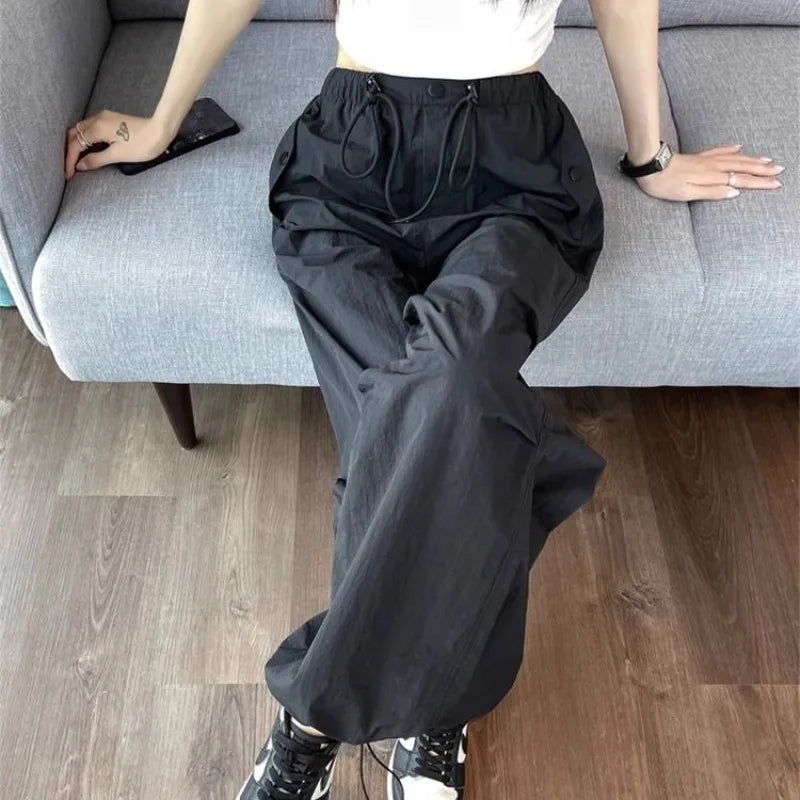 Women's Pants High Waist Casual Quality Trends 2025 New In Slacks Autumn Chic And Elegant Elastic Classic Female Solid Trousers